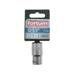 Hlavica nástrčná, 13mm, 1/2”, FORTUM