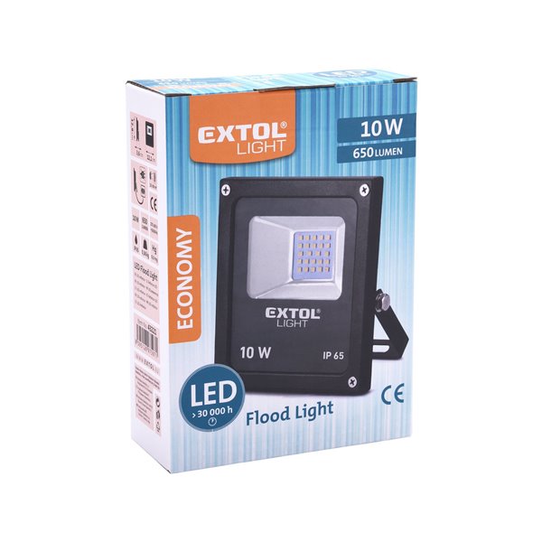 Svietidlo 10W, 10x LED, 650lm, IP65