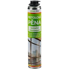 Pena montážna polyuretánová pištoľová, objem 750ml, Den Braven