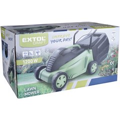 Elektrická kosačka, príkon 1200W, priemer 320mm, 35L zásobník, EXTOL CRAFT