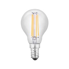 Žiarovka LED číra, 4W, 400lm, E14