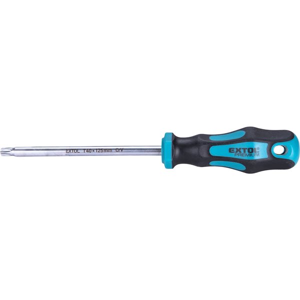 Skrutkovač TORX, magnetický, T40x125mm, CrV, EXTOL PREMIUM