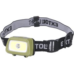 Čelovka 250lm bodová LED, 3x1,5V AAA, EXTOL LIGHT