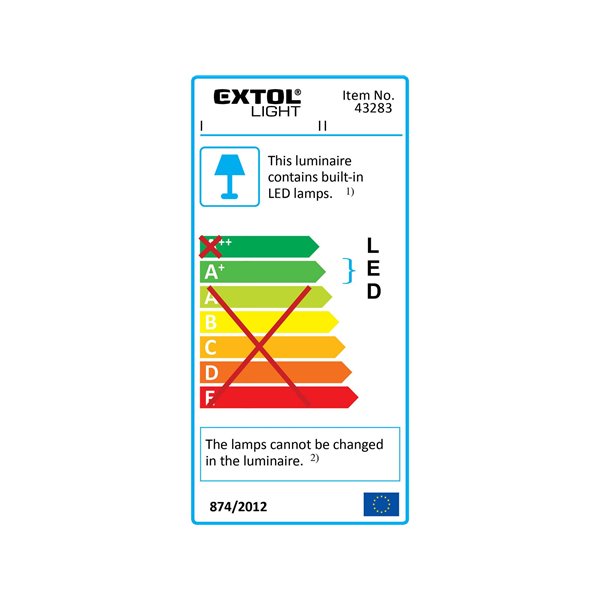 Svietidlo LED so stojanom, 2x30W LED, svietivosť 2x2400 lúmenov, EXTOL LIGHT