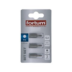 Bit imbus 3ks, H 3x25mm, S2, FORTUM