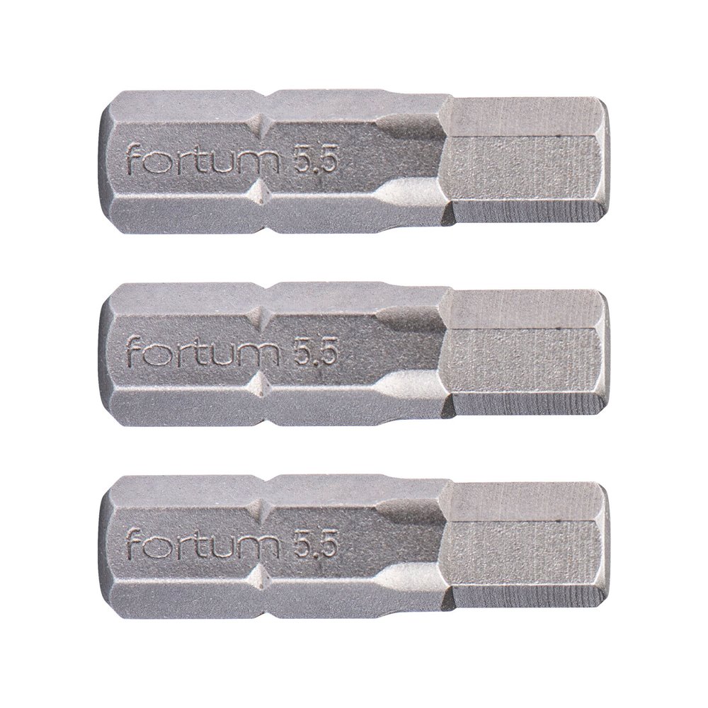 Bit imbus 3ks, H 5,5x25mm, S2, FORTUM