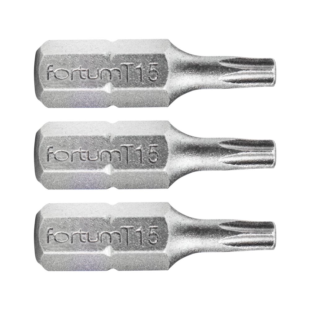 Bit torx 3ks, T 15x25mm, S2, FORTUM