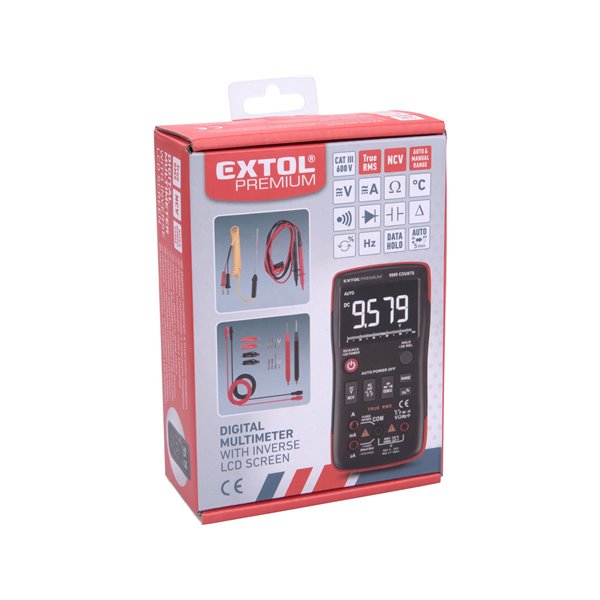 Multimeter digitálny TrueRMS, EXTOL PREMIUM