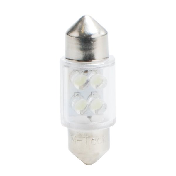 LED L022W - C5W 31mm 4xFlux 3mm White