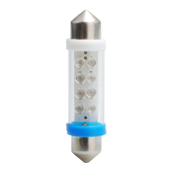 LED L024B - C5W 41mm 8xFlux 3mm Blue