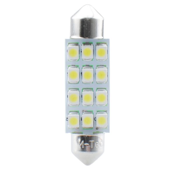 LED L030B - C5W 41mm 12xSMD3528 Blue