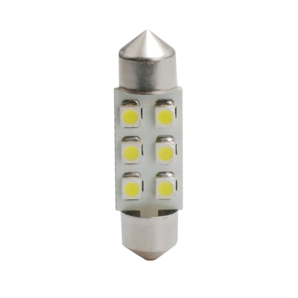 LED L928W - C5W 36mm 6xSMD3528 White 24V