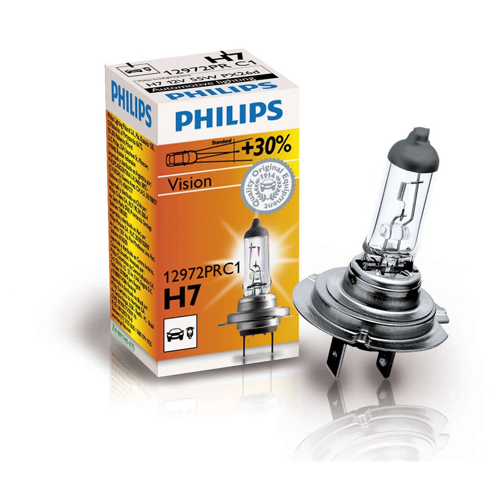 Philips Vision +30% H7 12V 55W C1