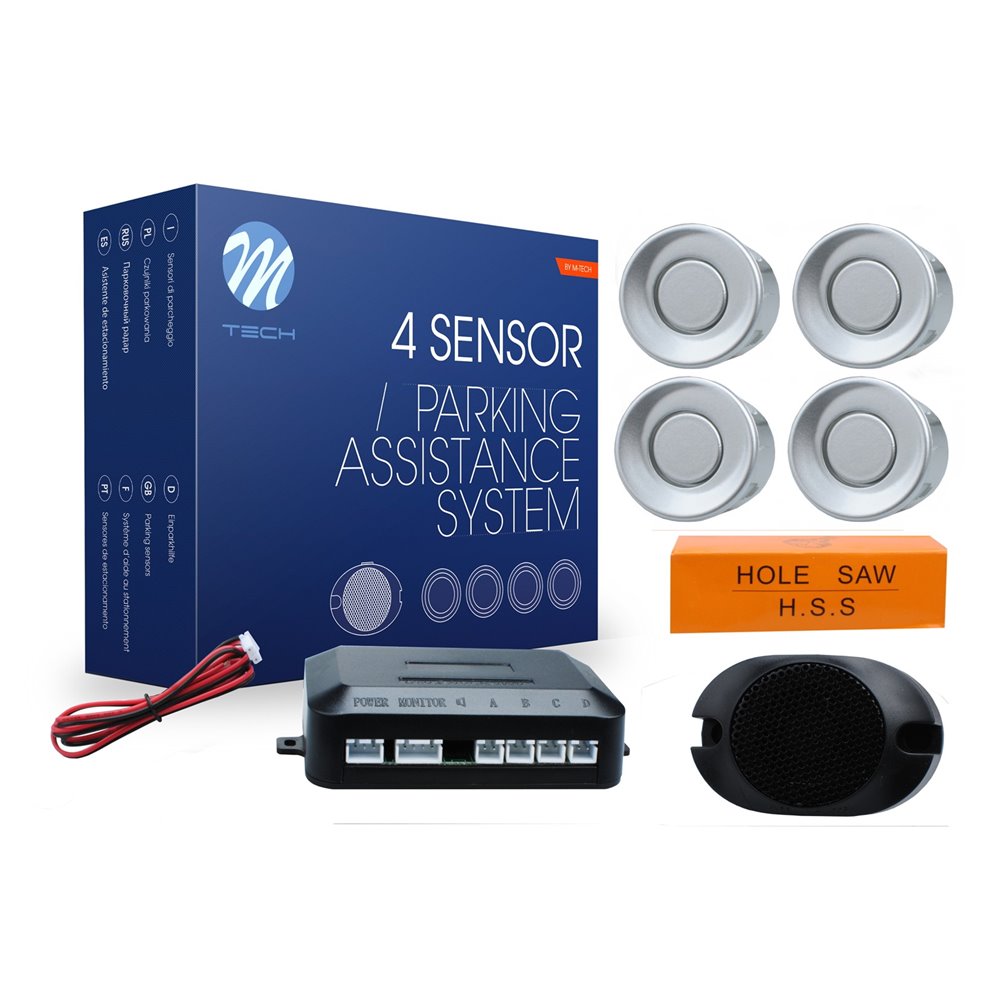 Parking assist system - CP7 with buzzer - silver