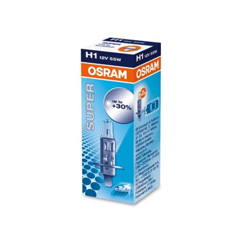 Halogen OSRAM SUPER 64150SUP P14,5s 55W 12V H1