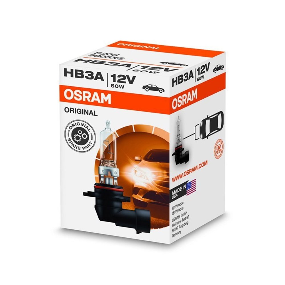 Halogen OSRAM P20d 9005XS 12V 60W HB3a