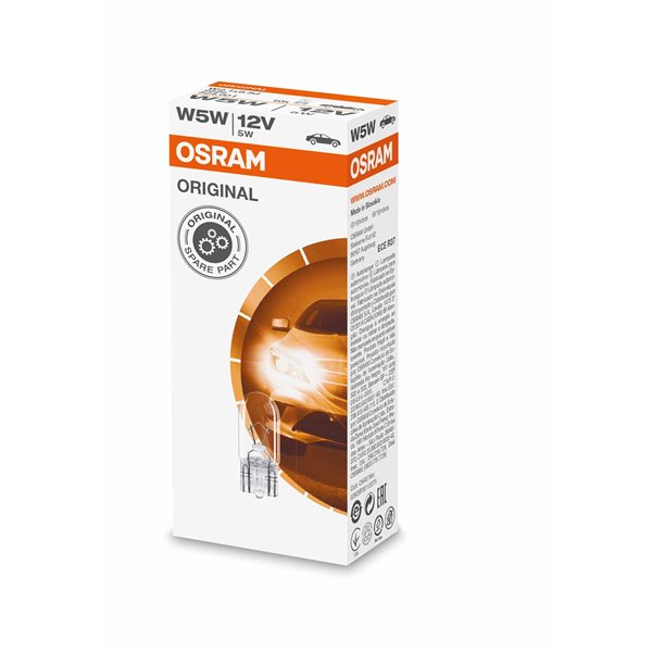 OSRAM Original 2825 W5W 12V 5W W2,1x9,5d