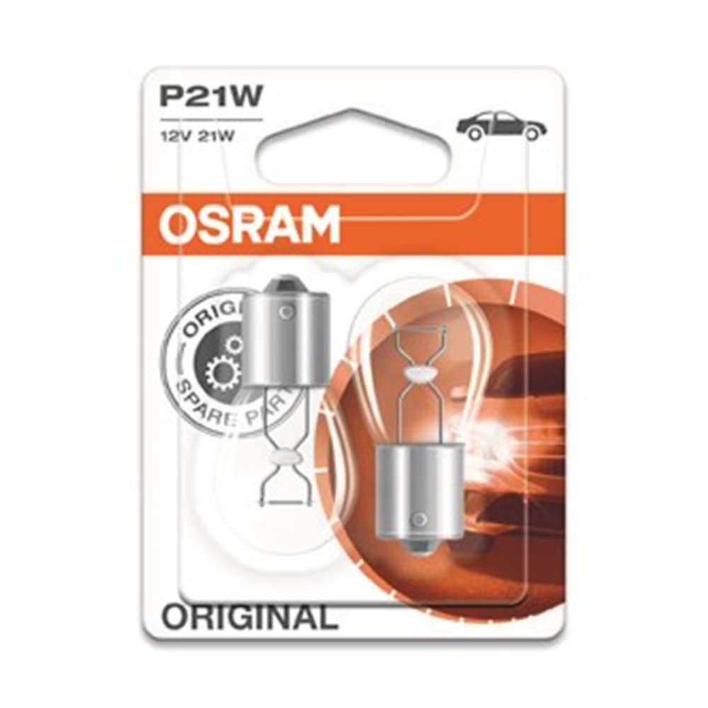 OSRAM Original 7506 BA15s 12V 21W P21W 02B