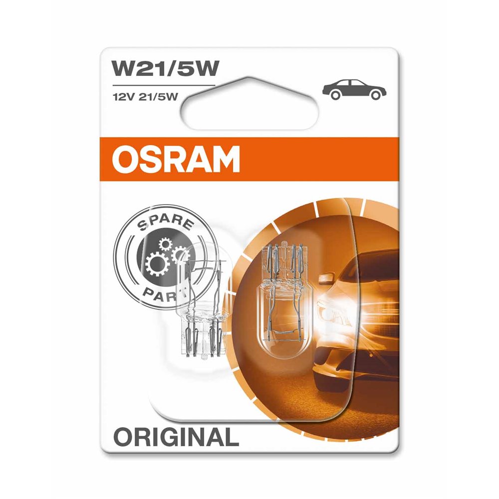 OSRAM Original 7515 W3x16q 12V 21/5W W21/5W 02B