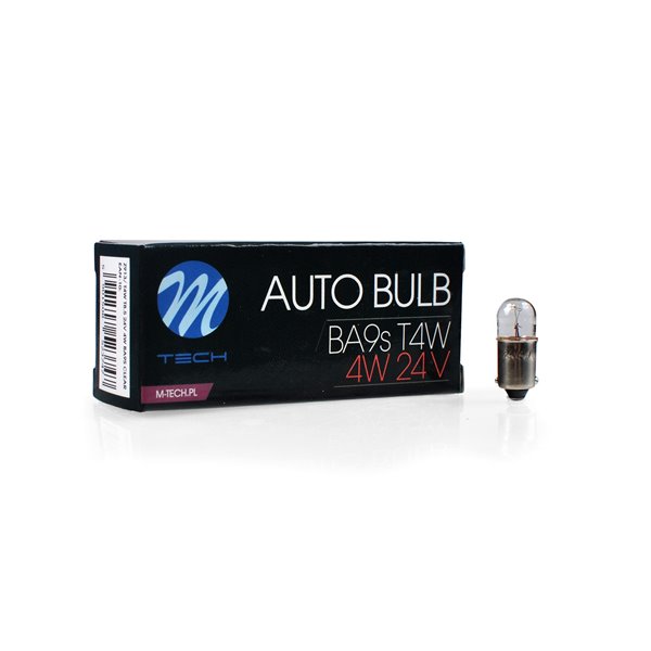 M-TECH bulb BA9s T4W 24V/4W