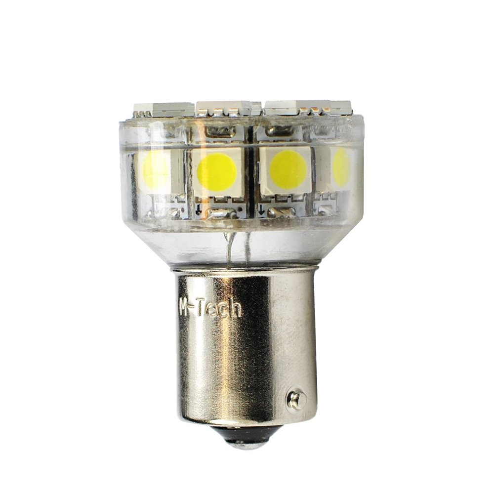 LED L076W - BAY15d 18xSMD5050 White