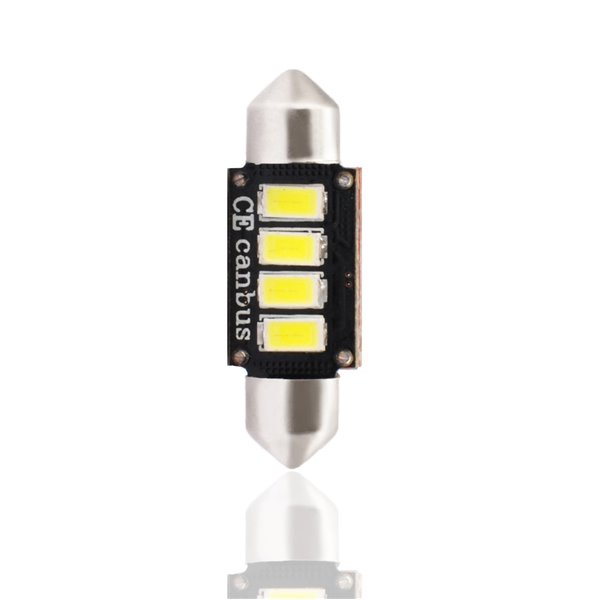 LED L334W - C5W 36mm 4xSMD5730 12V CANBUS White