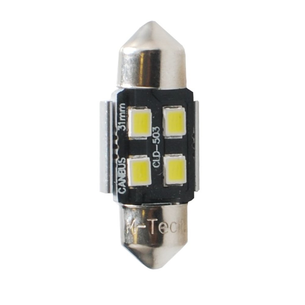 LED L345W - C5W 31mm 4xSMD2835 CANBUS White