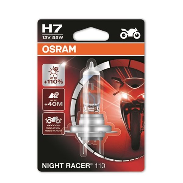 OSRAM NIGHT RACER® 110 H7 PX26d 55W 12V 01B