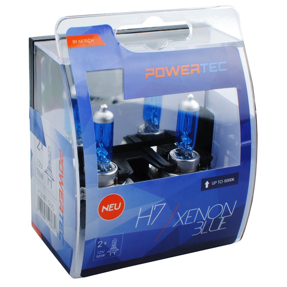 Powertec Xenon Blue H7 12V DUO