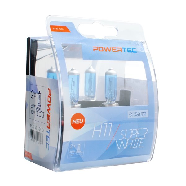 Powertec SuperWhite H11 12V DUO