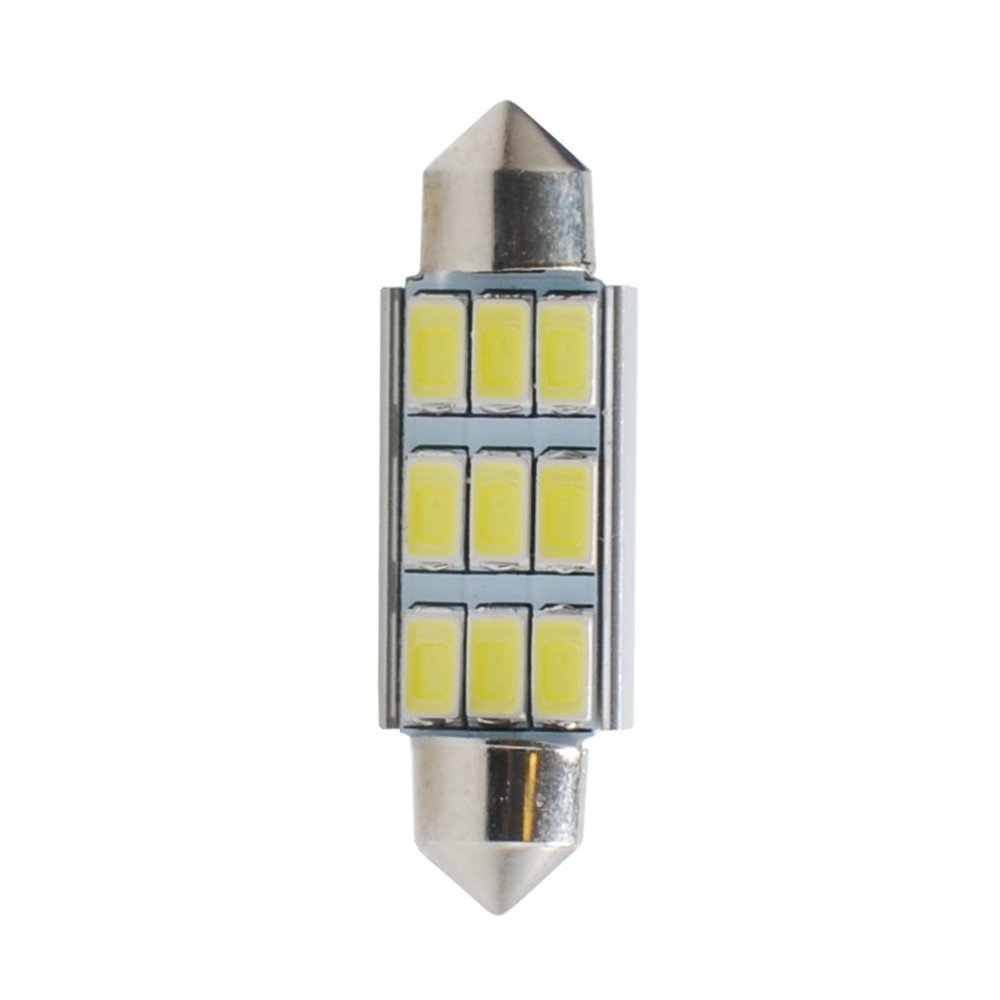 LED L347W - C5W 42mm 9xSMD5630 RAD. CANBUS White