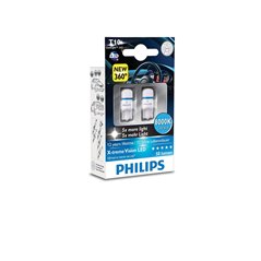 Philips W5W X-tremeVision LED 8 000 K W2.1X9.5D 12V 1W X2