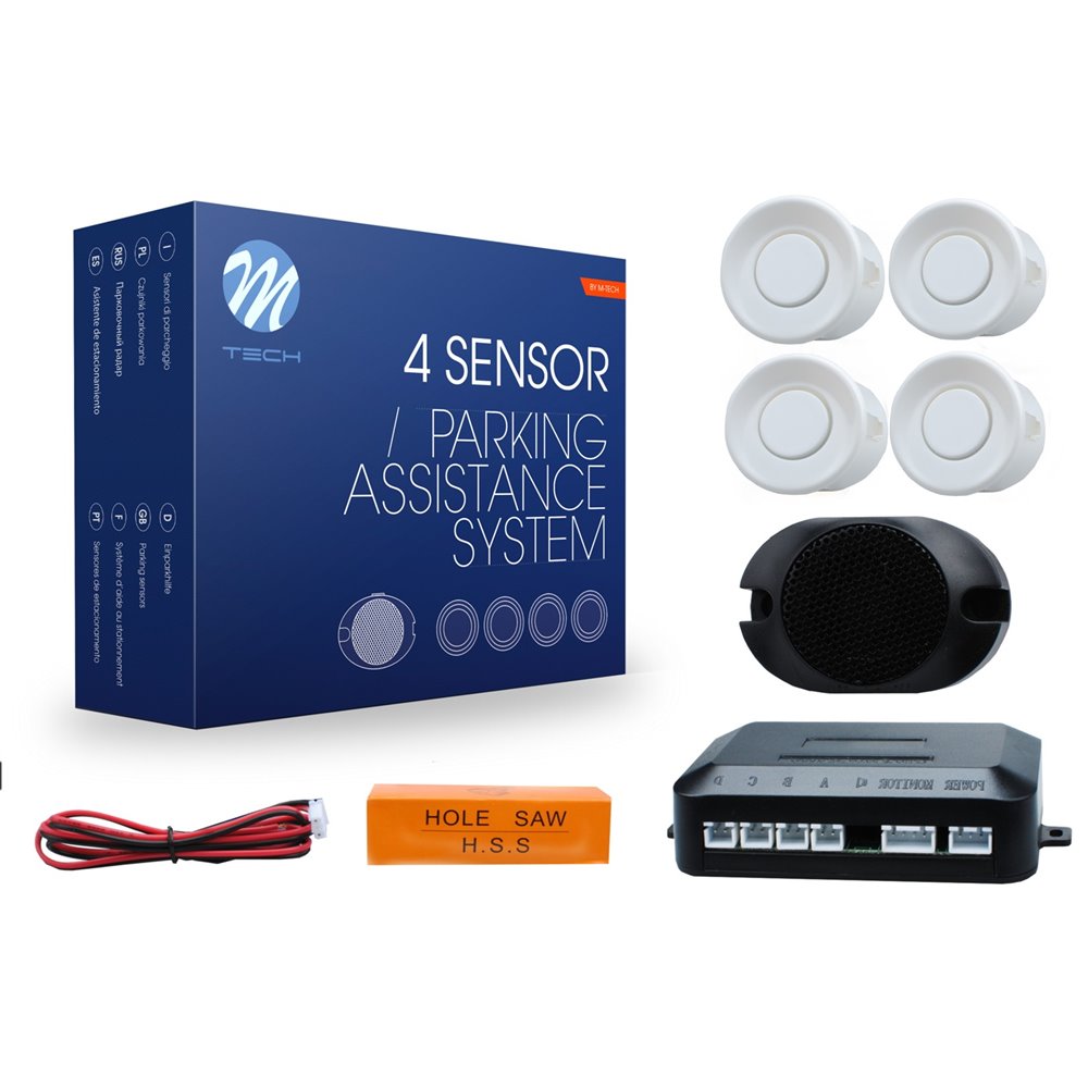 Parking assist system - CP17 with buzzer18 mm - white