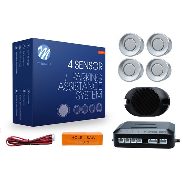 Parking assist system - CP17 with buzzer18 mm - silver