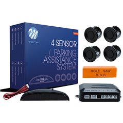 Parking assist system - CP14 with digital display 18 mm - black