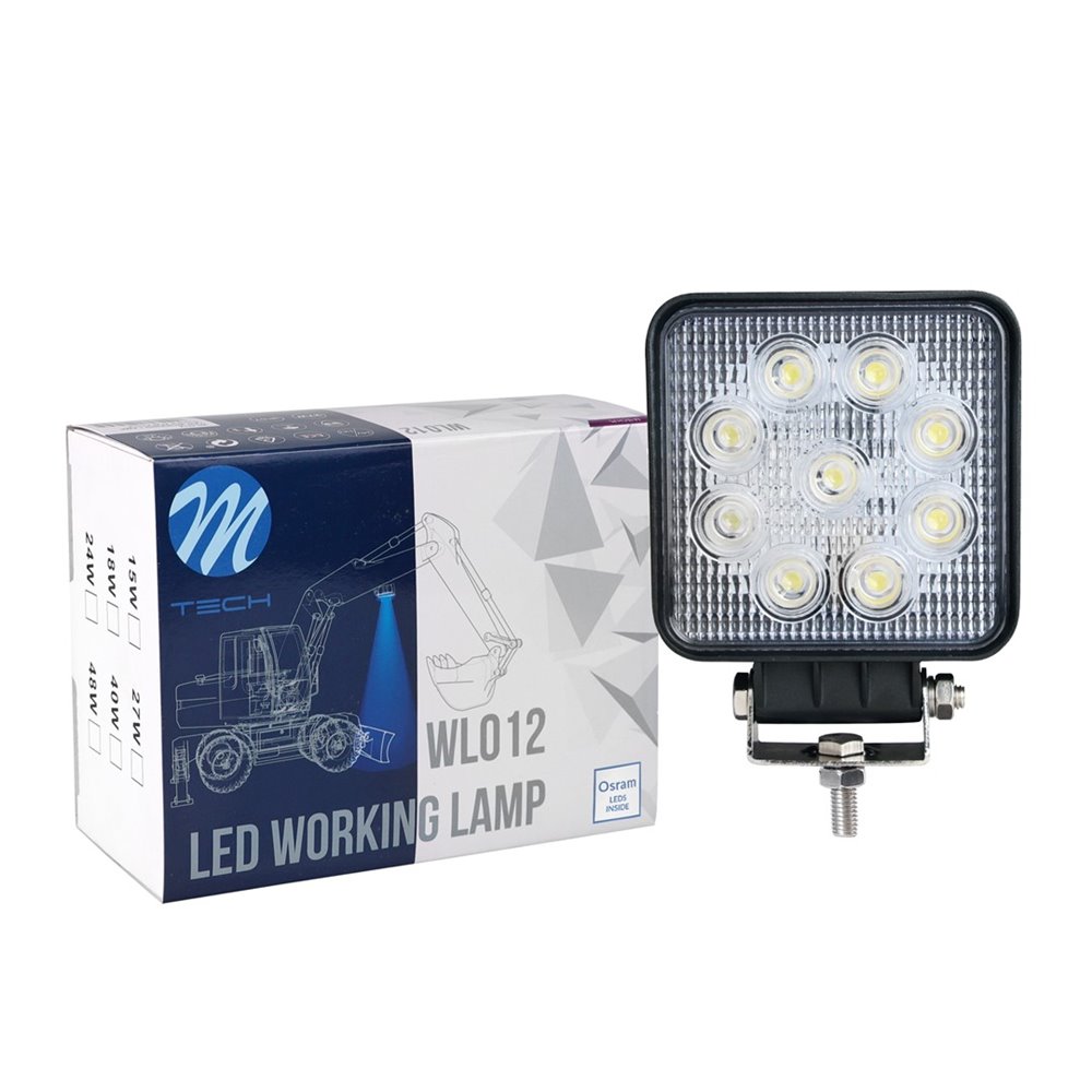 Work Light - Square 27W Flood