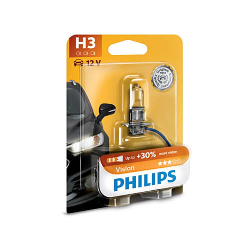 Philips H3 Vision PK22s 12V 55W B1