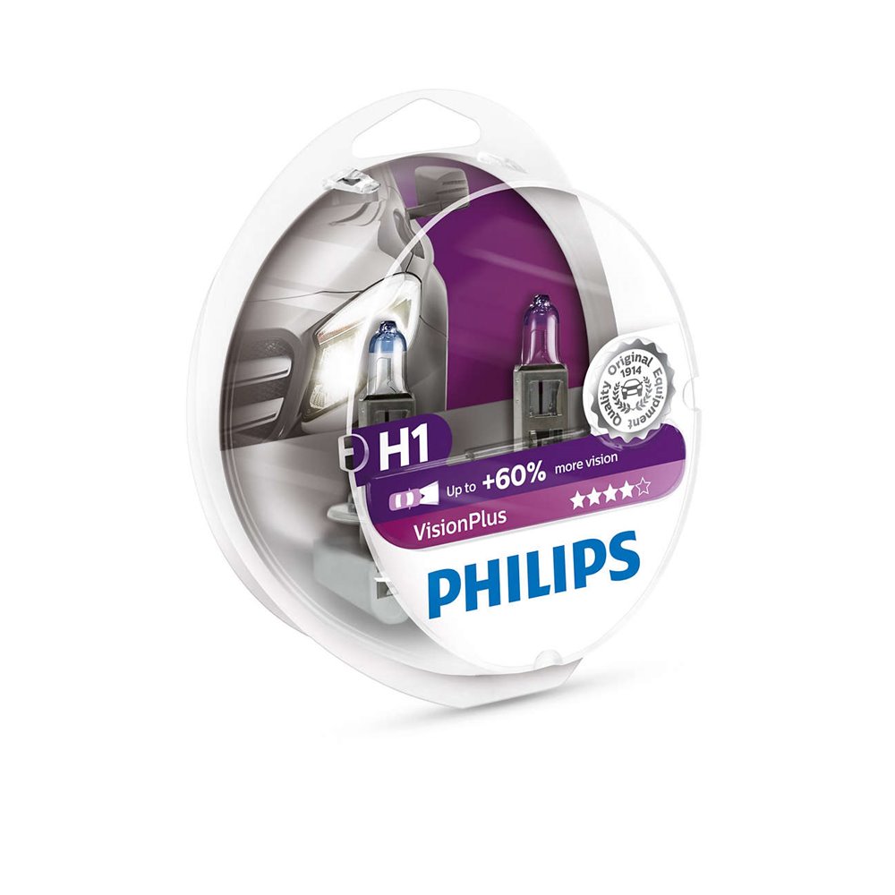 Philips H1 VisionPlus 12V55W P14,5s S2