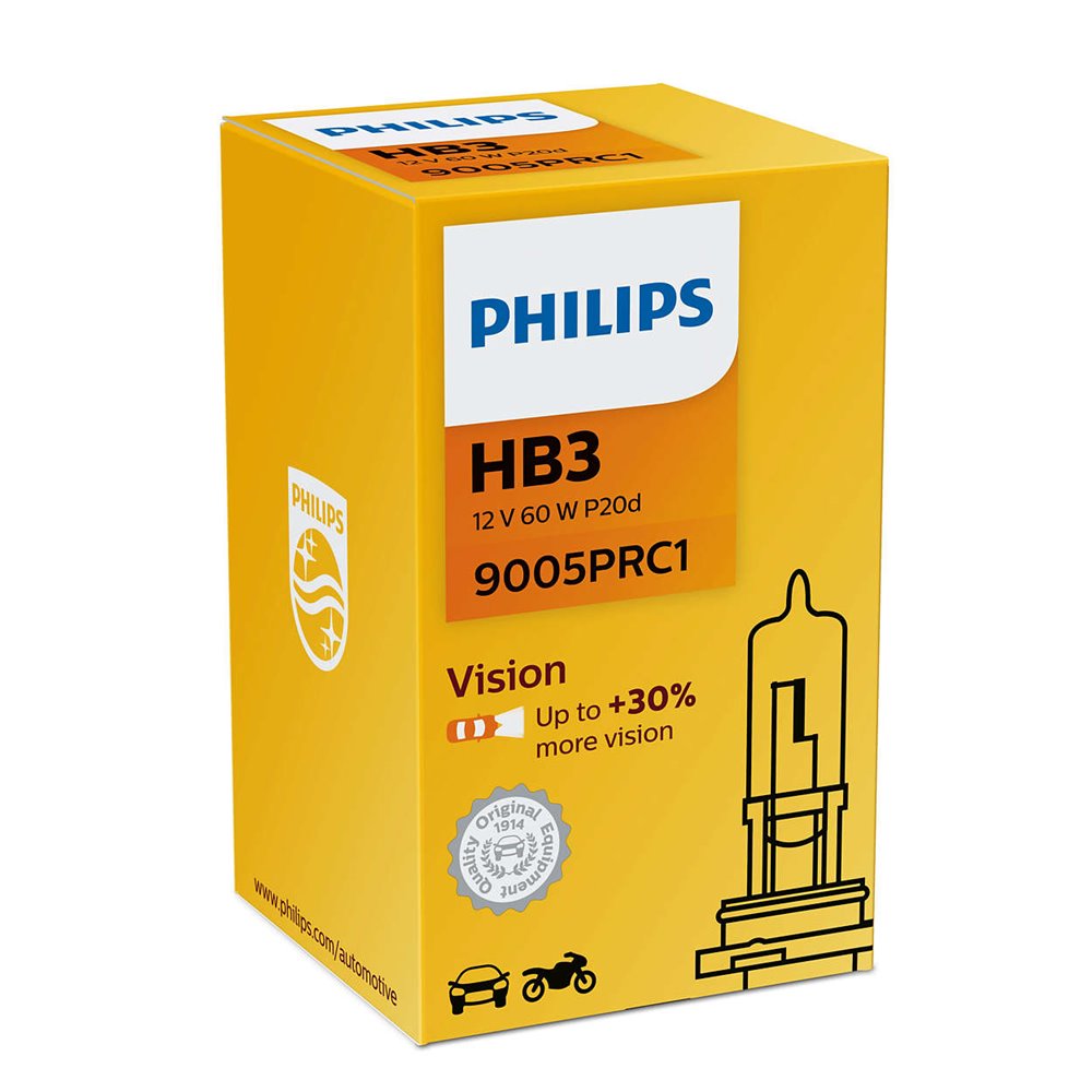 Philips HB3 Vision 12V65W P20d C1