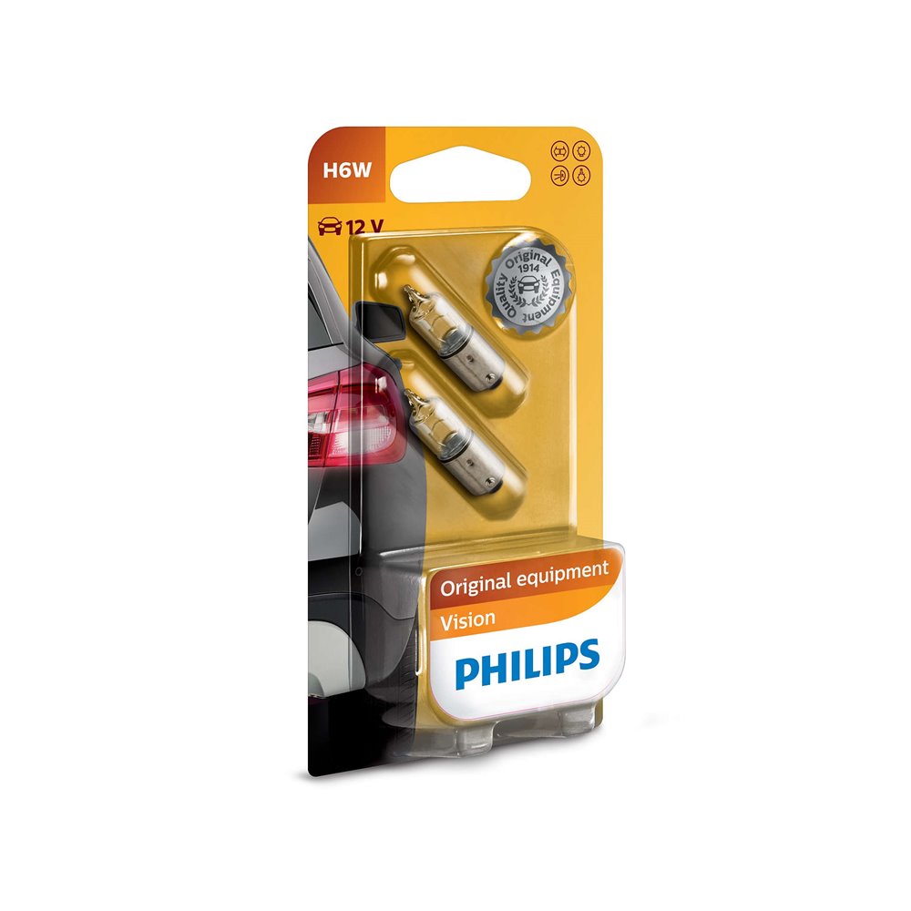 Philips H6W 12V6W BAX9s B2