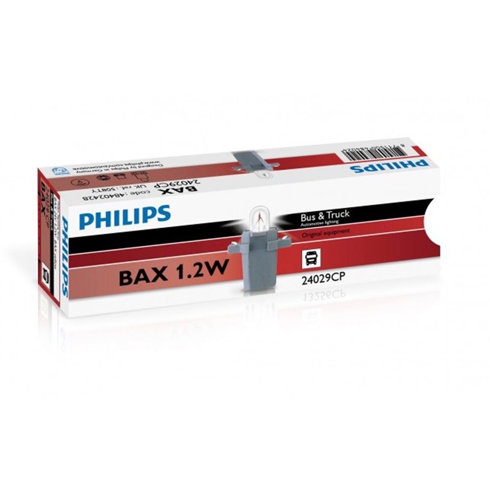 Philips Bax yellow 24V1.2W BAX8,5d/2 yellow CP