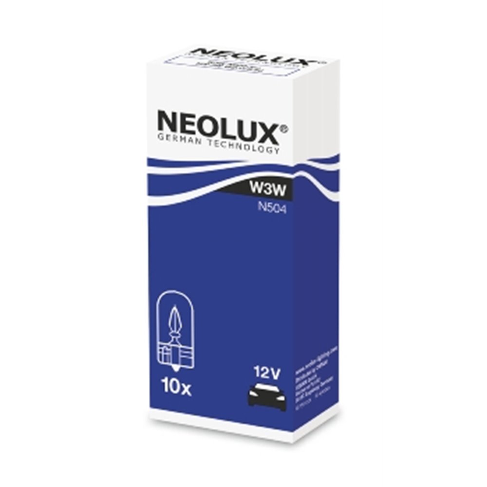 NEOLUX W2,1x9,5d 12V 3W W3W