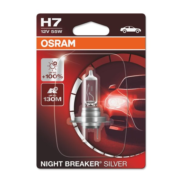 NIGHT BREAKER® SILVER H7 01-Blister