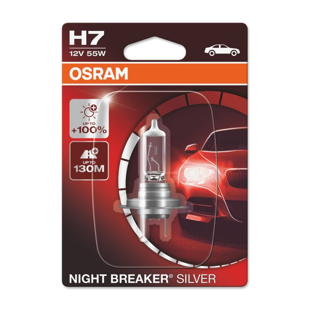 NIGHT BREAKER® SILVER H7 01-Blister