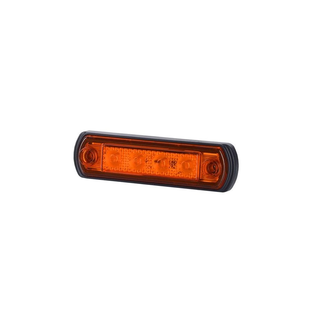 HORPOL LED marker - HOR65 LD676 orange with reflector 12/24V ECE