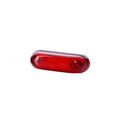 HORPOL LED marker - HOR33 LD410 red oval 12/24V ECE