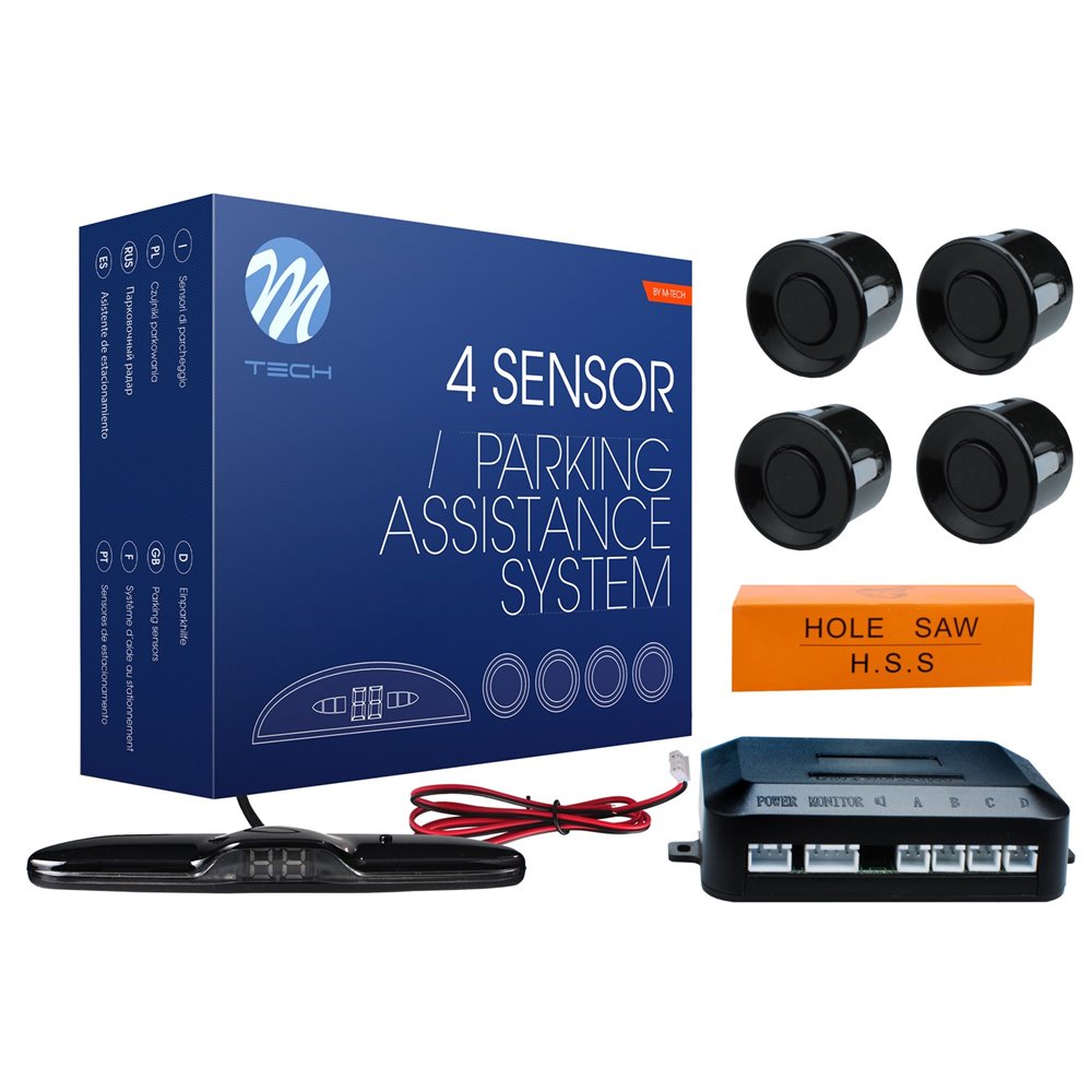 Parking assist system - CP24 with buzzer 22 mm - black