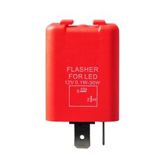 FLL007, 12V, 2P, red cover