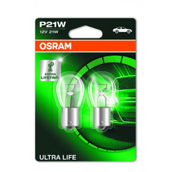 Osram Ultra Life 7506ULT-02B P21W BA15s 12V 21W