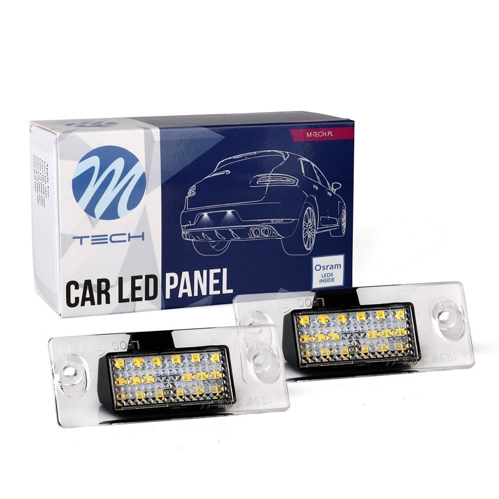 LED license plate light AUDI A4-2 18SMD